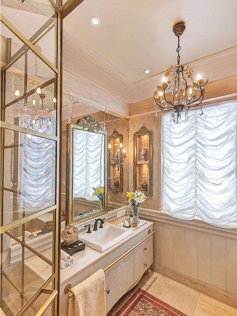 Gold Bathroom