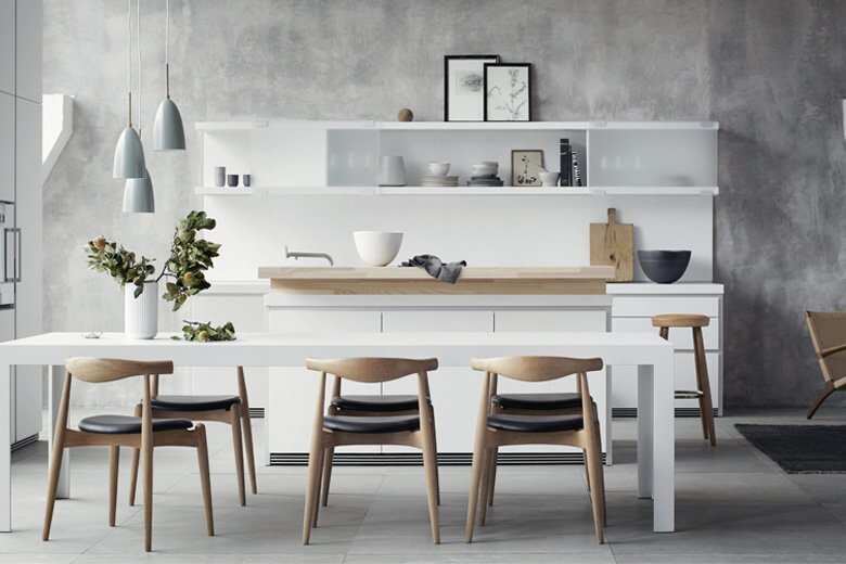 Ideas minimalistas de diseño de cocina con encanto