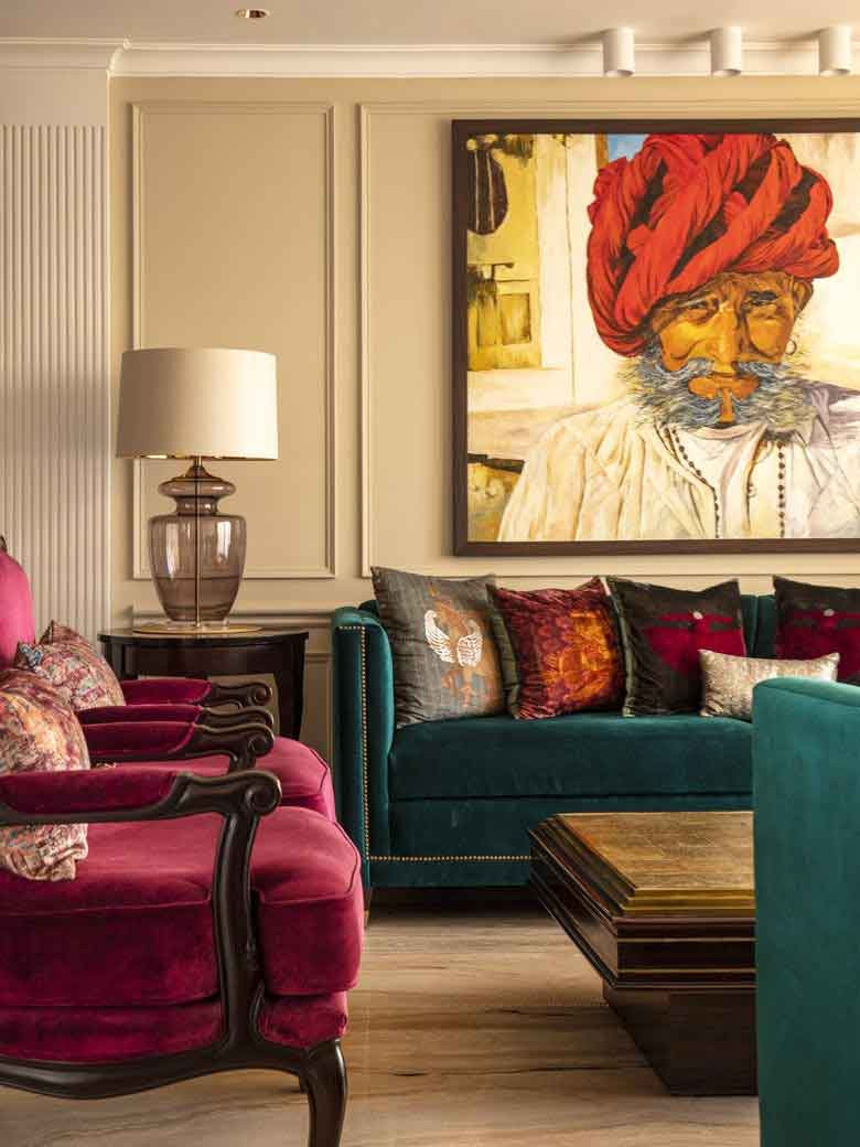 Putting together the elements that make for an Indian styled Living