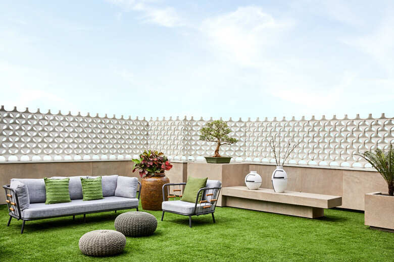 Sitting area deals on terrace