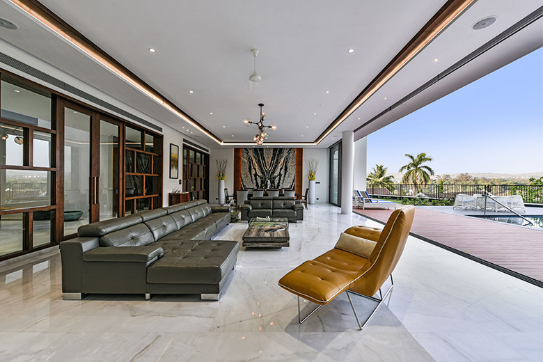 Modern Living Room Designing Service at Rs 1850/sq ft in Ernakulam