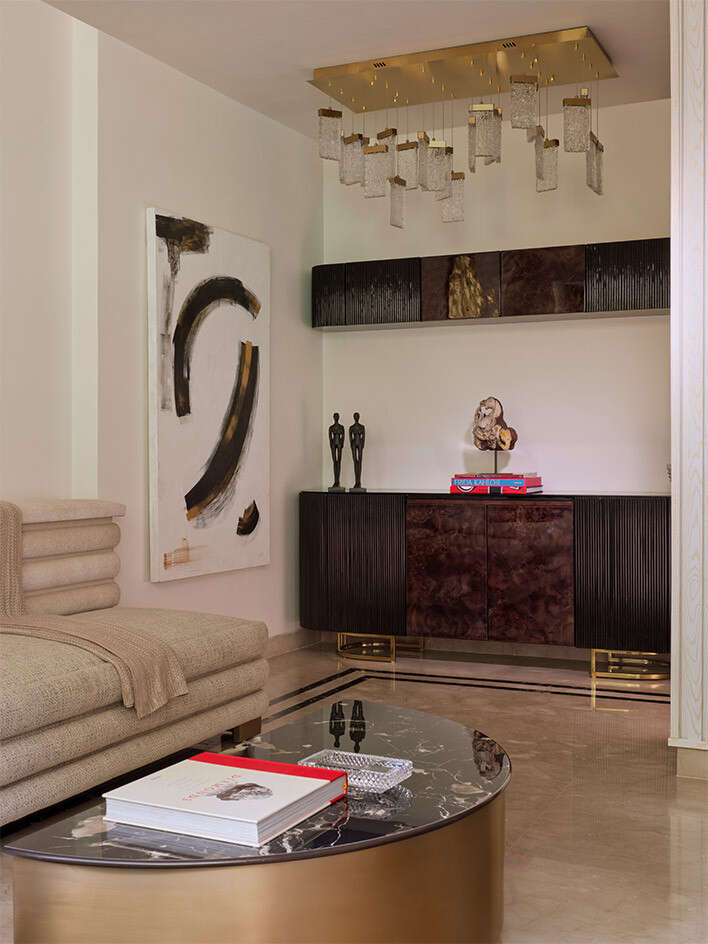 Design Wise this apartment in South Delhi is both modern and inviting ...