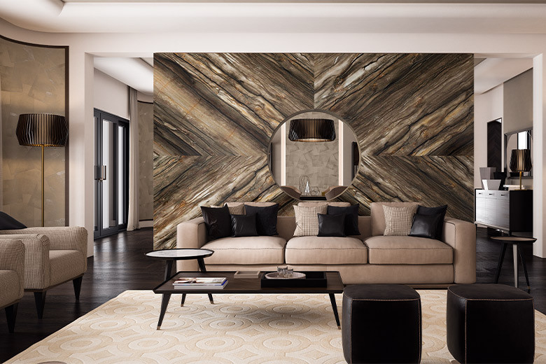 Subtle hued living room by Ottimo.