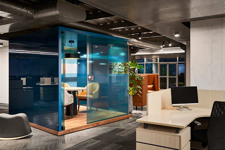 A collaborative workspace designed to inspire productivity and well ...