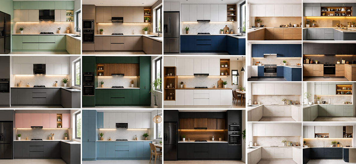 Modular Kitchen Colour Combinations That Actually Work in Indian Homes ...