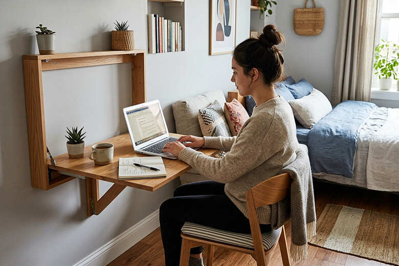 Study Smarter With These Multi-Functional Study Table Designs ...