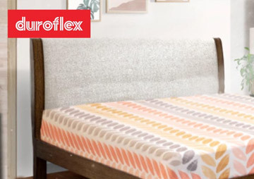 EXERIENCE AN AMAZING RANGE OF BEDSHEETS WITH DUROFLEX